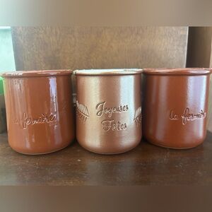 La Fermiere Yogurt Clay cups